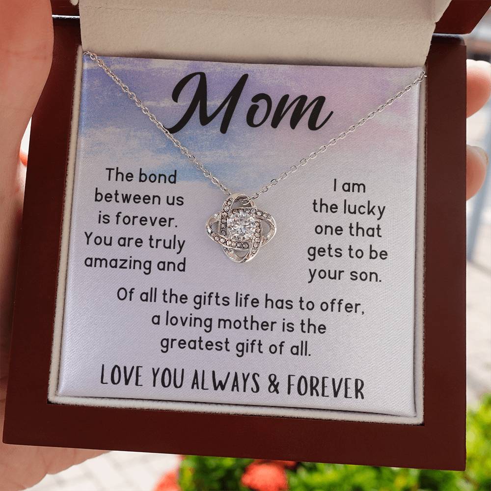 To My Mom Necklace - The Greatest Gift Of All