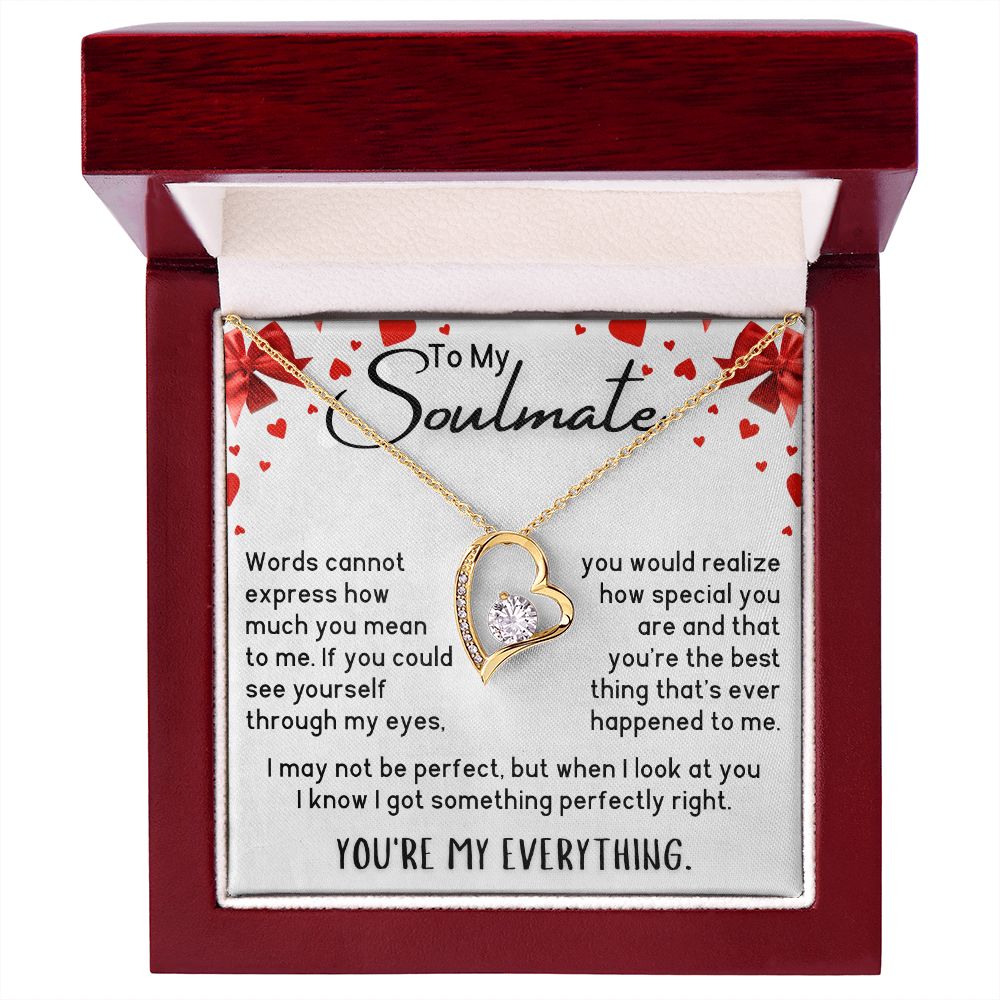Soulmate Necklace - You're My Everything - Hearts
