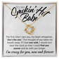To My Smokin' Hot Babe Necklace - If I Had One Wish