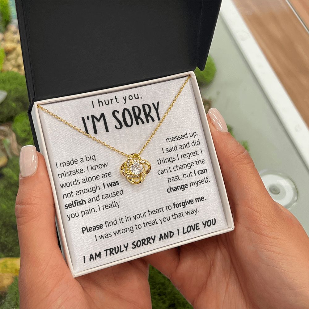 I'm Sorry Necklace - I Really Messed Up