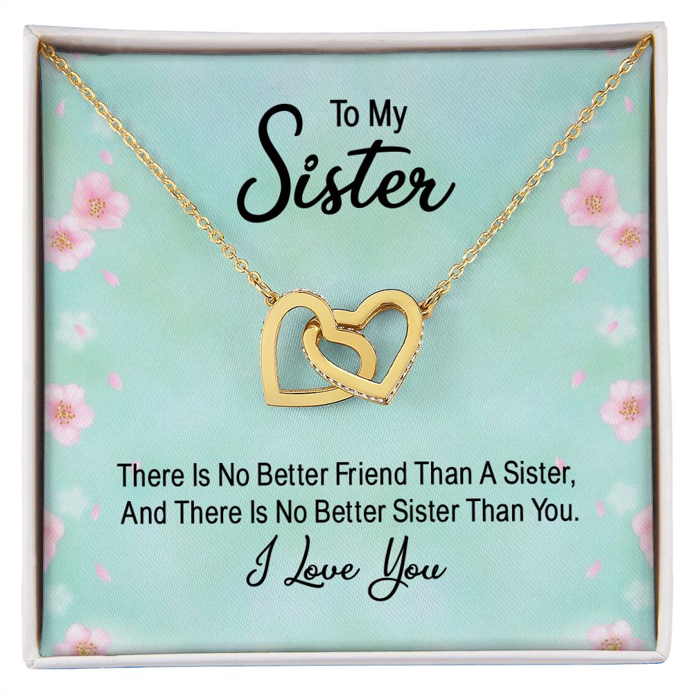 To My Sister Necklace - No Better Friend