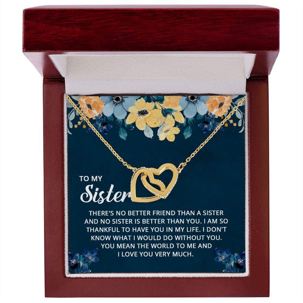 To My Sister Necklace - You Mean The World to Me