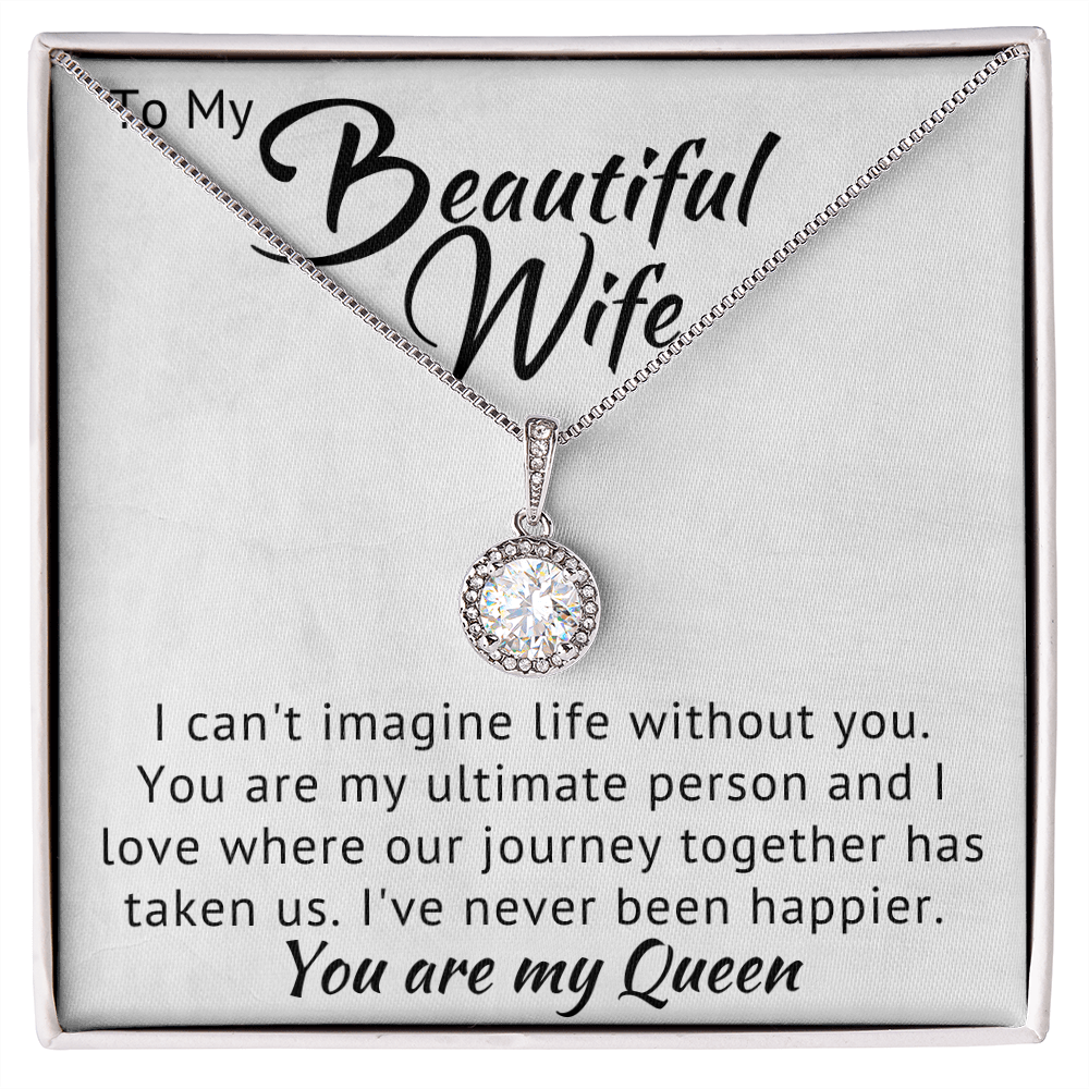 To My Beautiful Wife Necklace - Our Journey Together