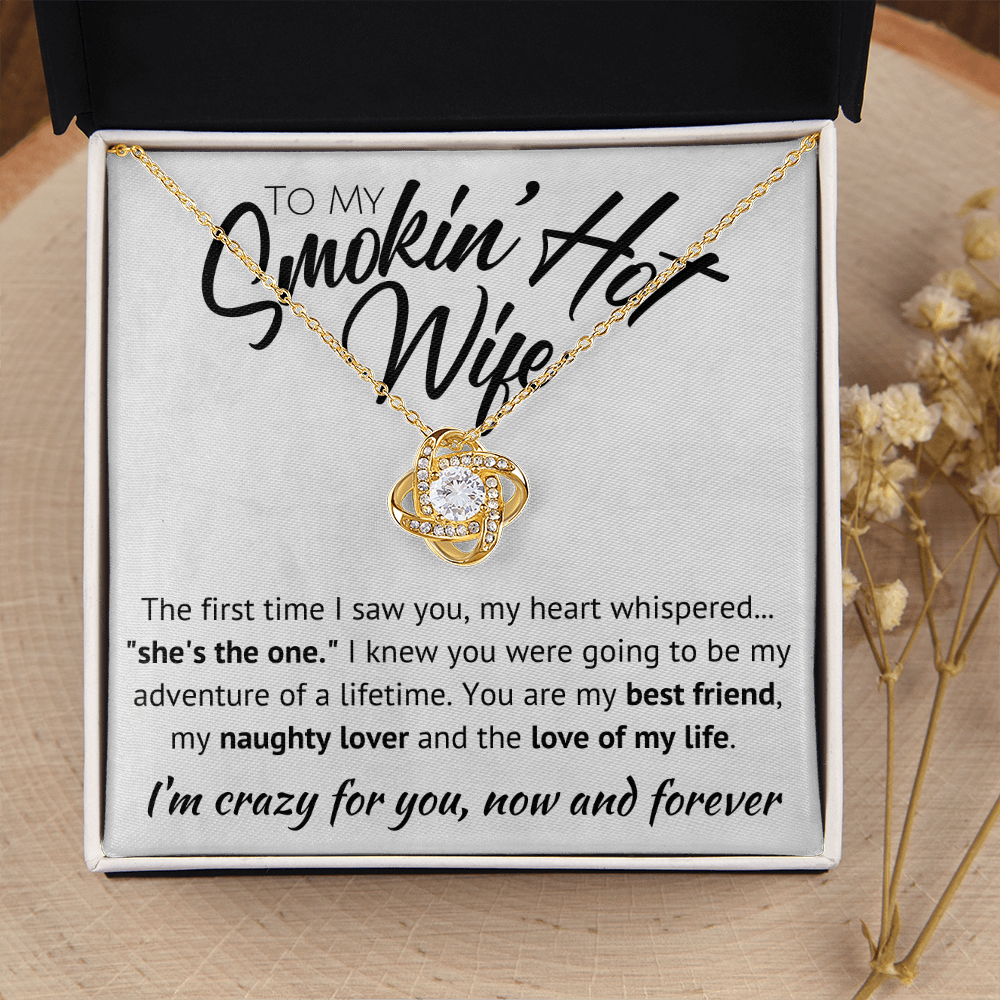 To My Smokin Hot Wife Necklace pic