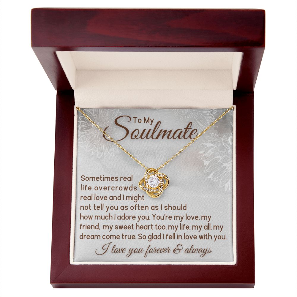 To My Soulmate Necklace - My Dream Come True