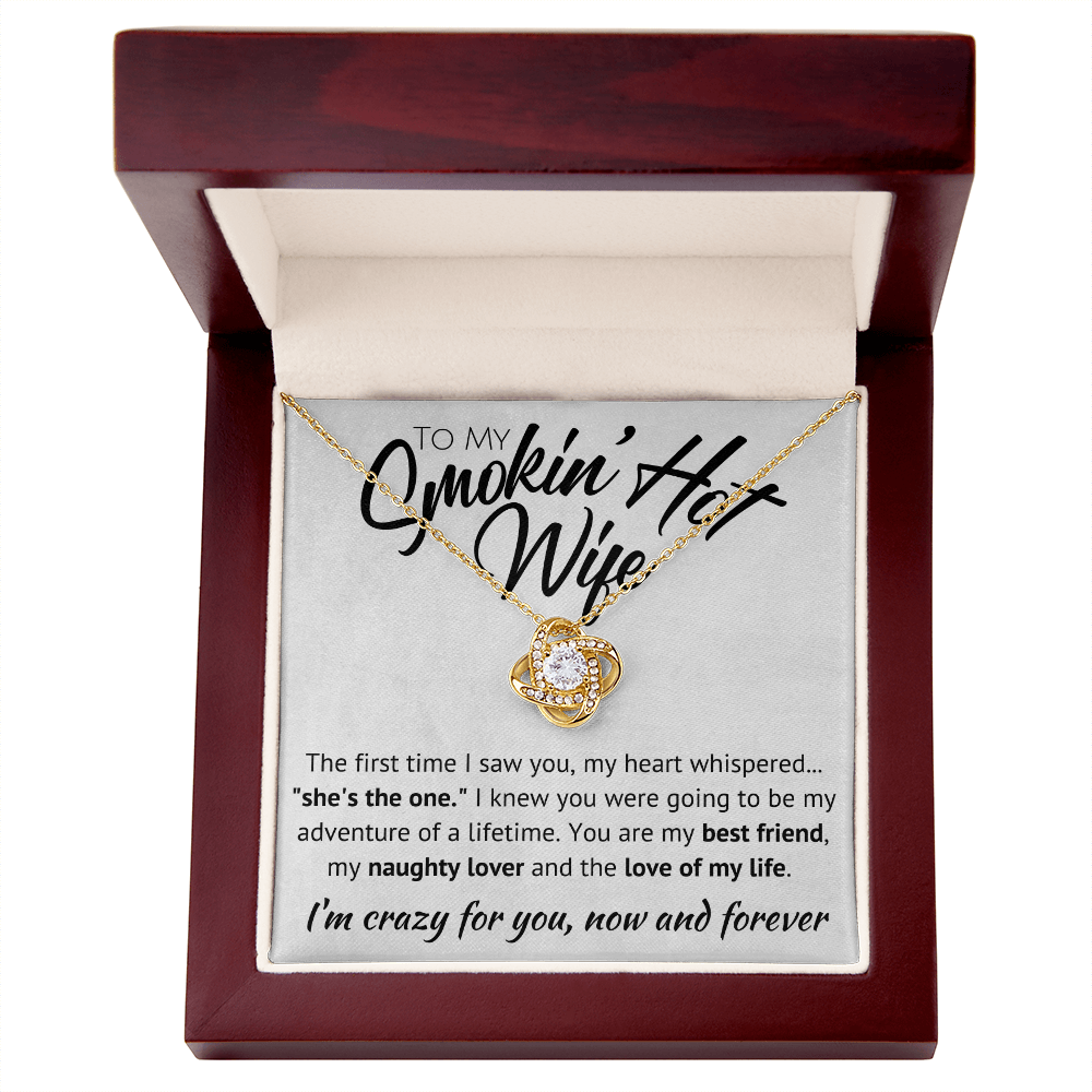 To My Smokin' Hot Wife Necklace  - My Naughty Lover