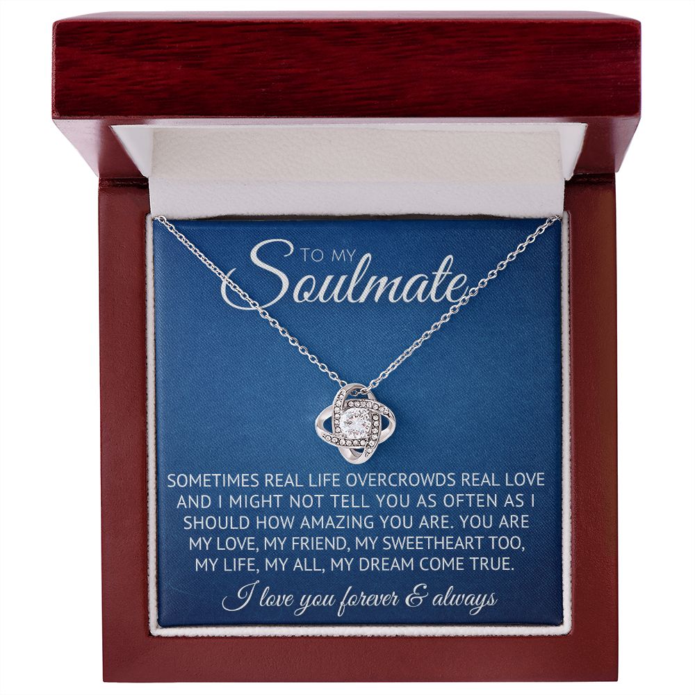 To My Soulmate Necklace - My Love