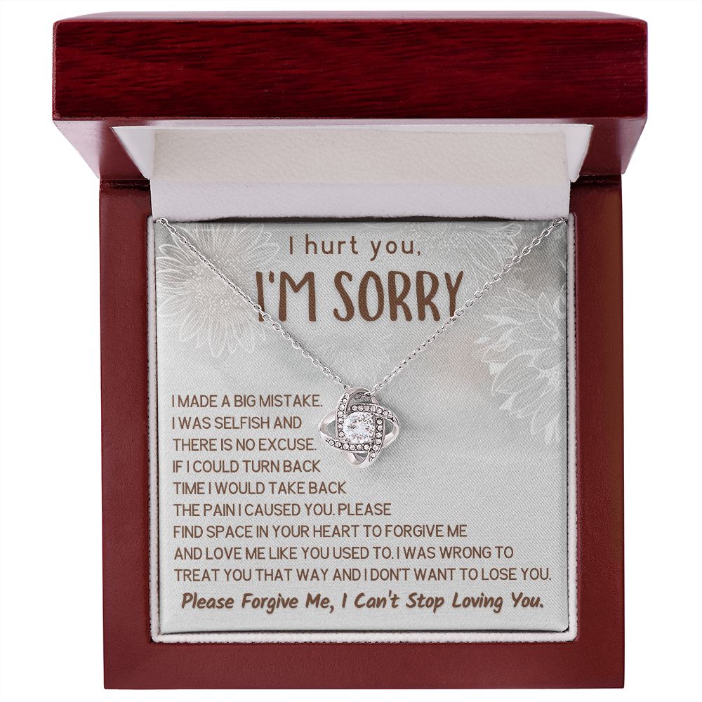 I Hurt You I'm Sorry Necklace - There Is No Excuse
