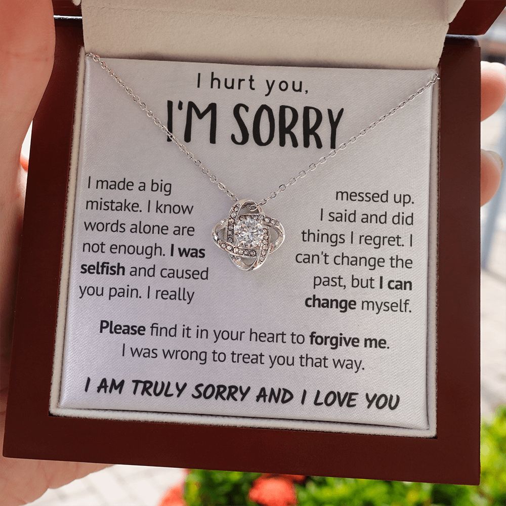 I'm Sorry Necklace - I Really Messed Up