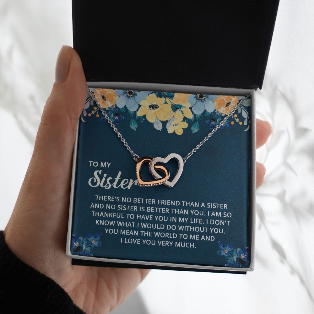 To My Sister Necklace - You Mean The World to Me