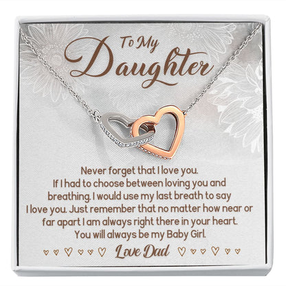 To My Daughter Necklace - Always My Baby Girl