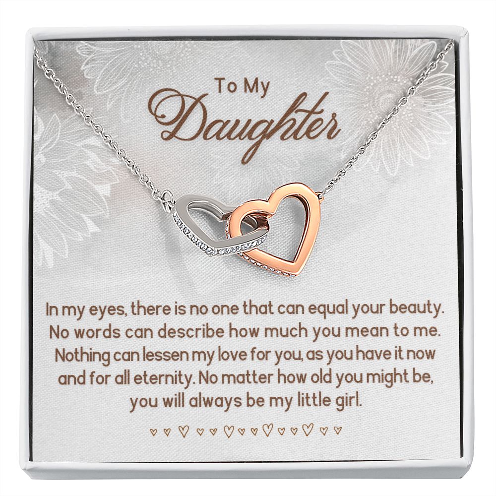 To My Daughter Necklace - In My Eyes
