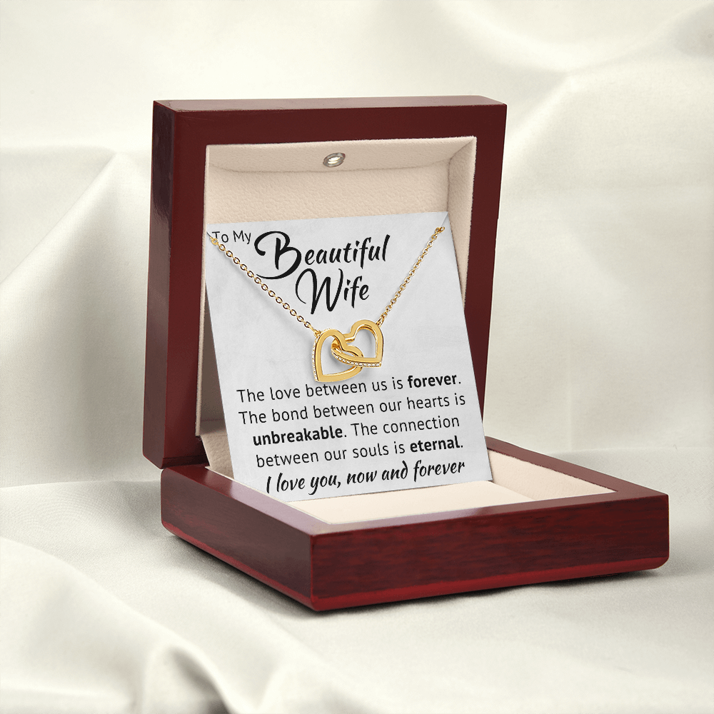 To My Beautiful Wife Necklace - The Love Between Us Is Forever