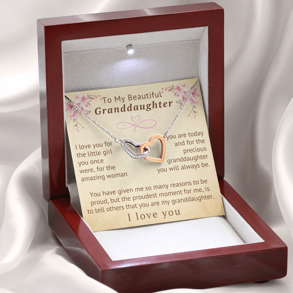 To My Beautiful Granddaughter Necklace - So Many Reasons To Be Proud