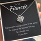 To My Fiancée Necklace - I Simply Say I Love You